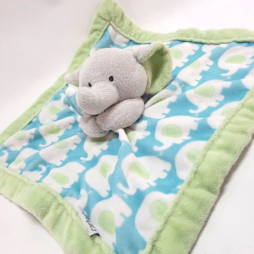 Elephant Lovey Fleece Blanket Carters 13